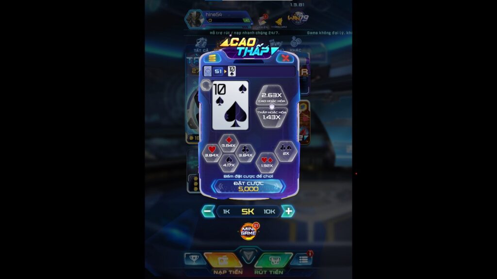 Cao Thấp 52 Win79 Club