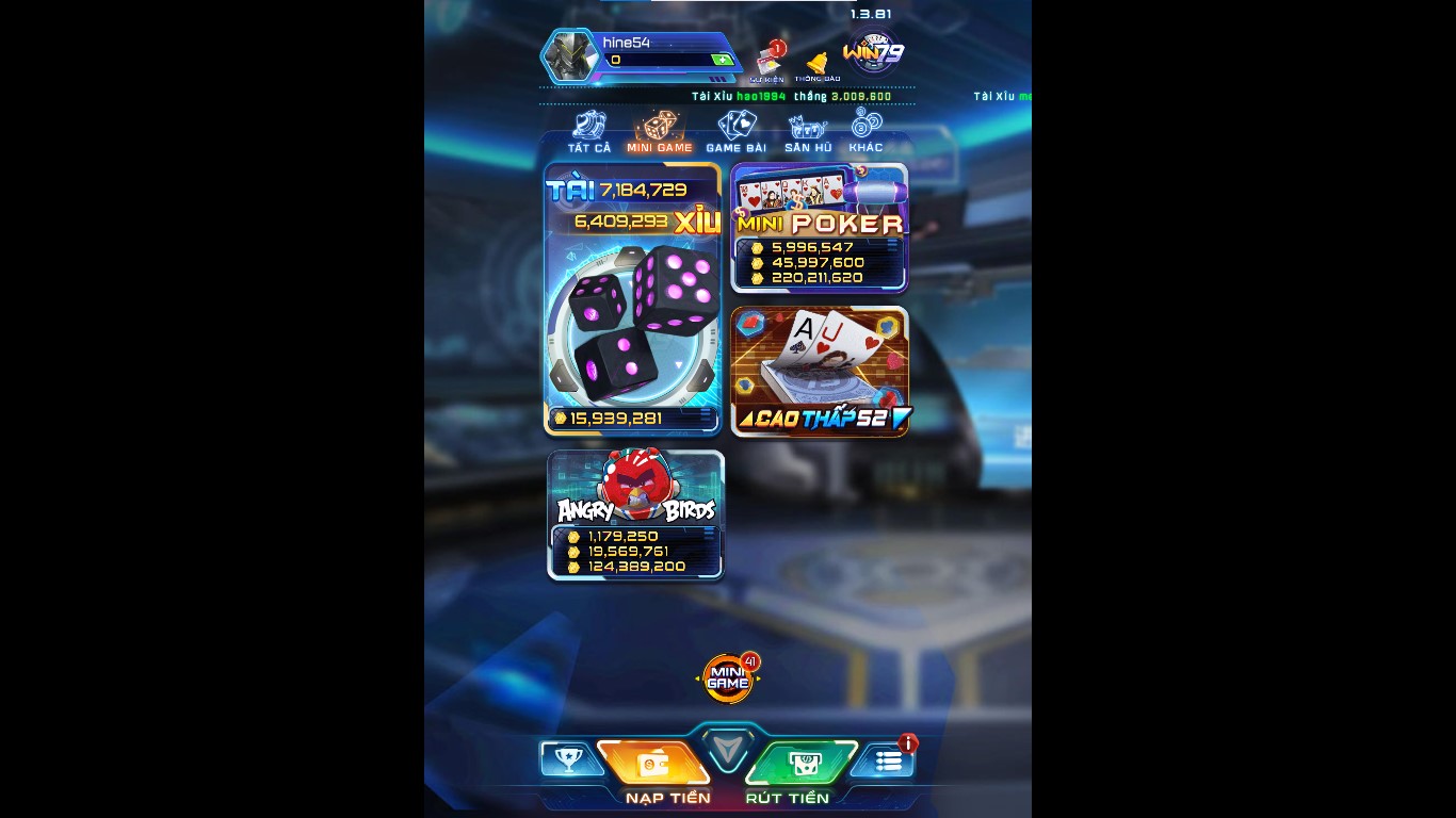 Cao Thấp 52 Win79 club